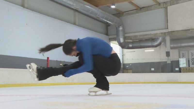 Navarra tiene una de las mejores patinadoras artsticas sobre hielo: Amaia Bernal