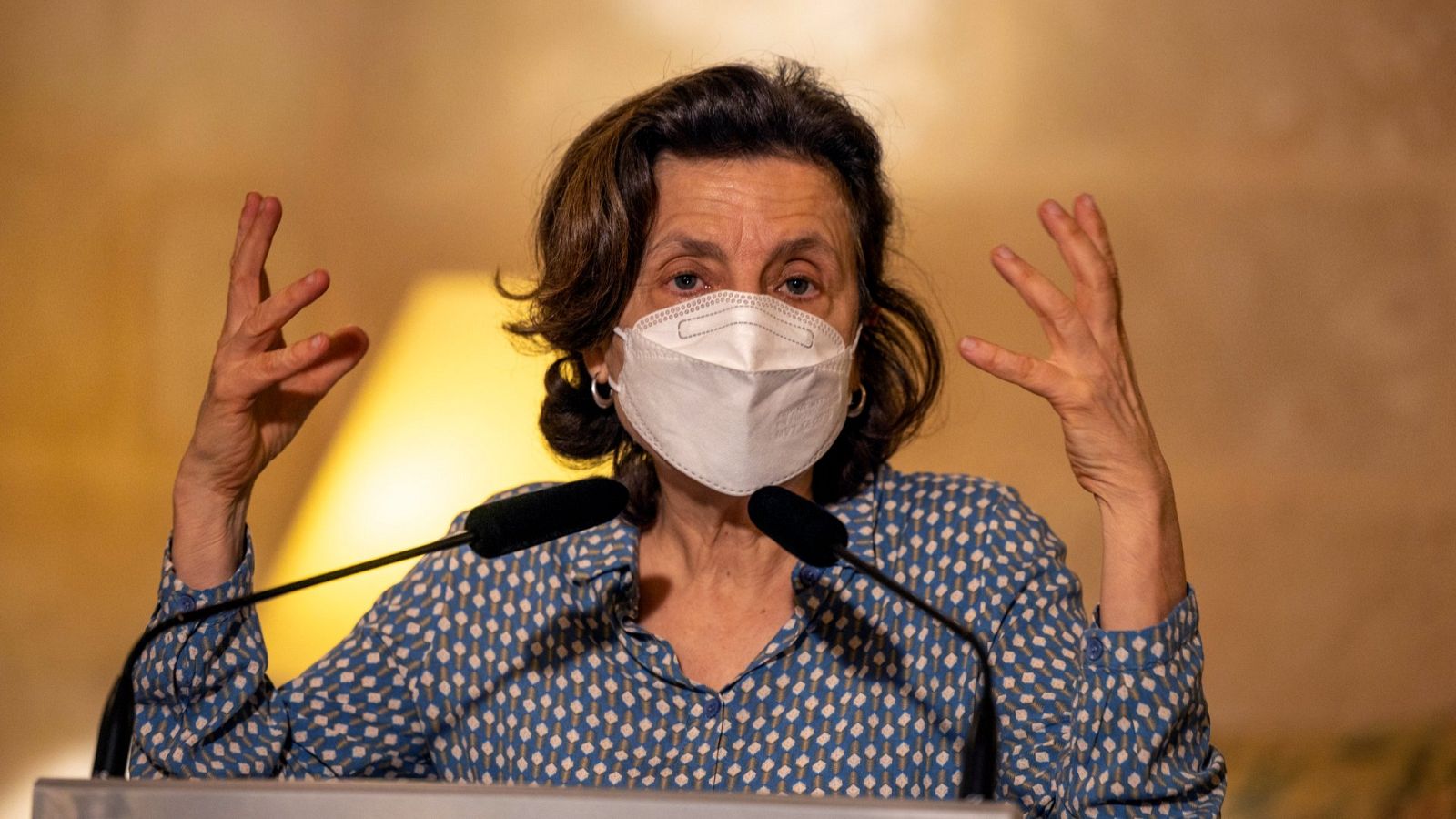 La consellera de Asuntos Sociales y Deportes, Fina Santiago