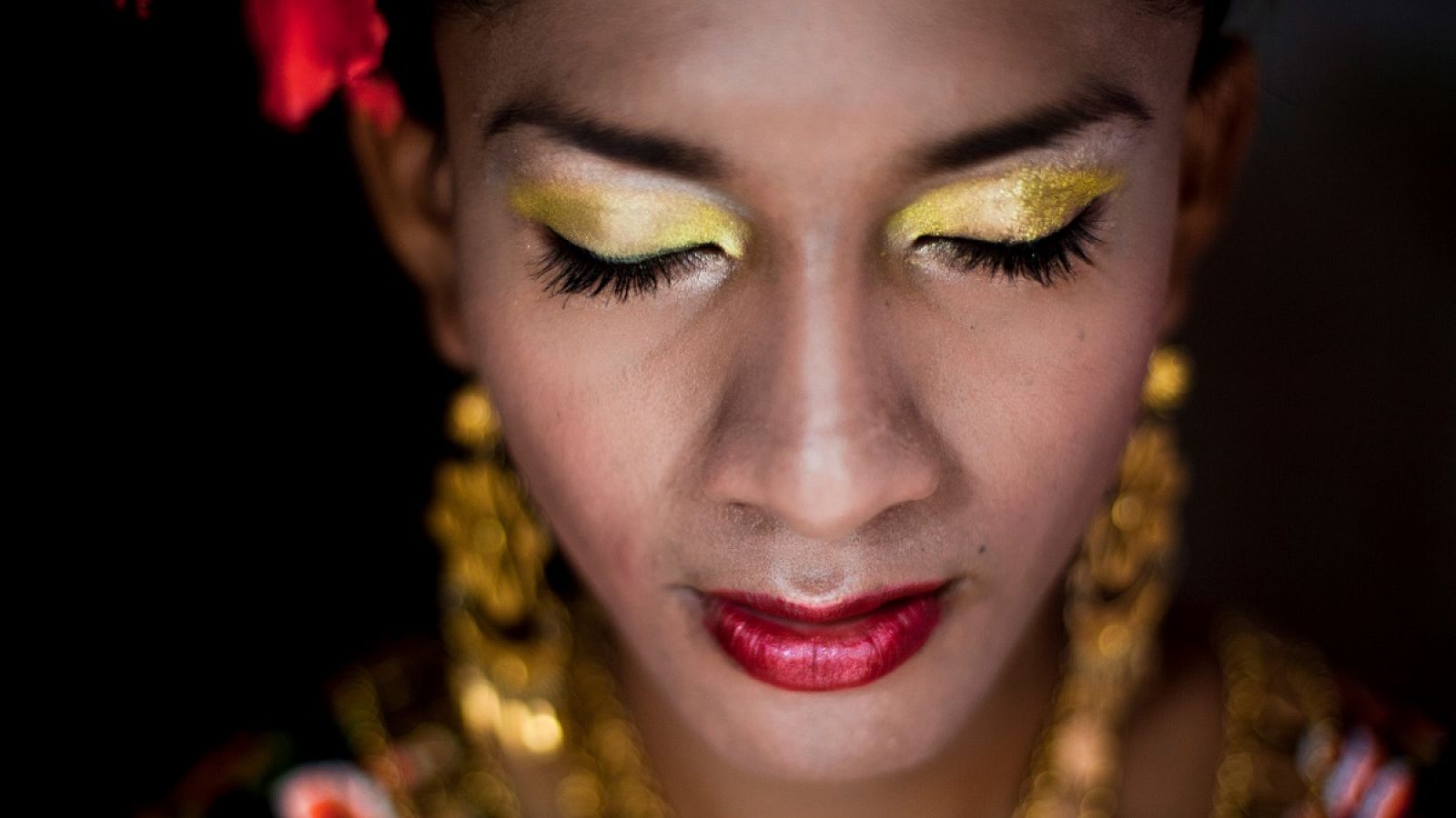 El rostro de una muxe en México