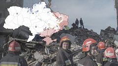 Los mapas de la séptima semana de la guerra en Ucrania