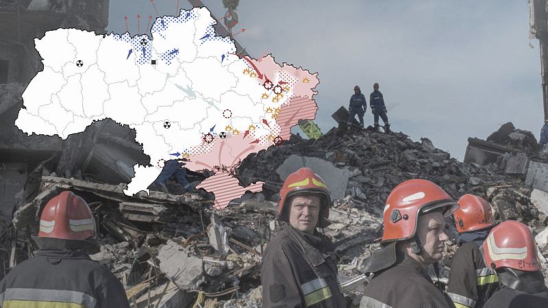 Los mapas de la séptima semana de la guerra en Ucrania