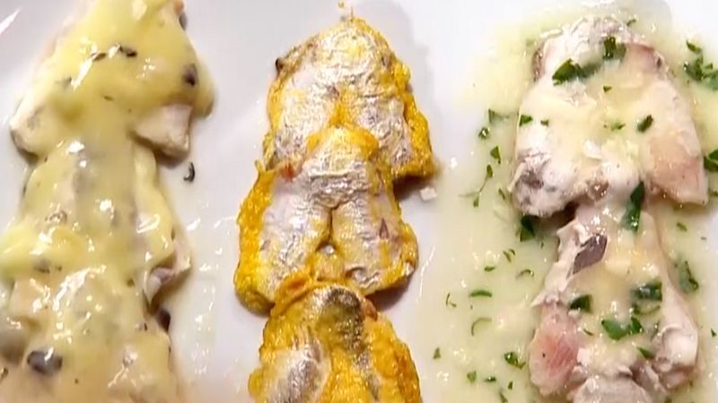 Receta de cocochas tres delicias de Jokin