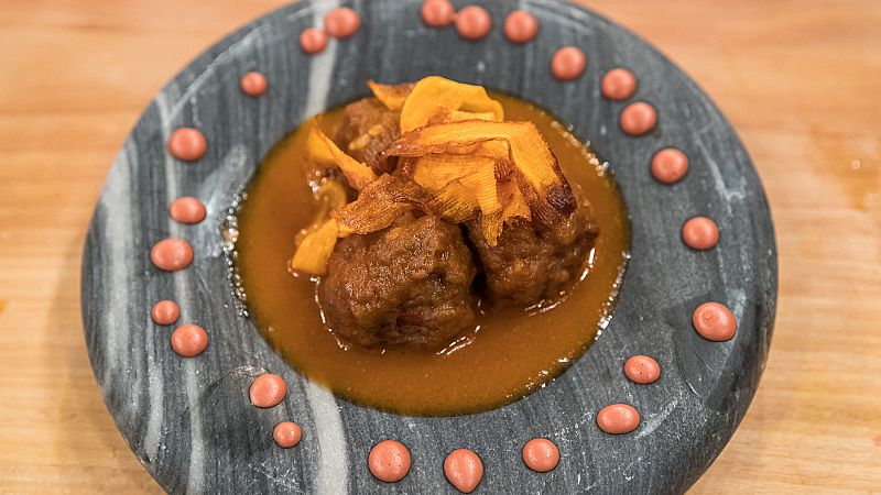 Receta de alb�ndigas o bolas de sangre de Teresa