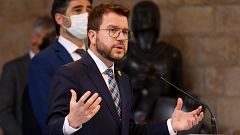 Aragonès da por congelada la mesa de diálogo por el espionaje de Pegasus y pide una investigación en el Congreso