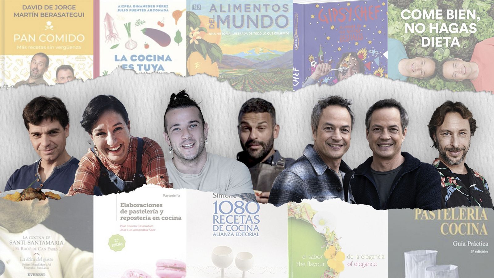 ¿Cuáles son los libros de gastronomía favoritos de los cocineros de RTVE?