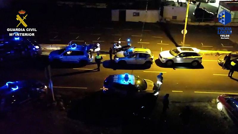 Detenidas 42 personas en una macrooperacin contra las carreras ilegales en Gran Canaria