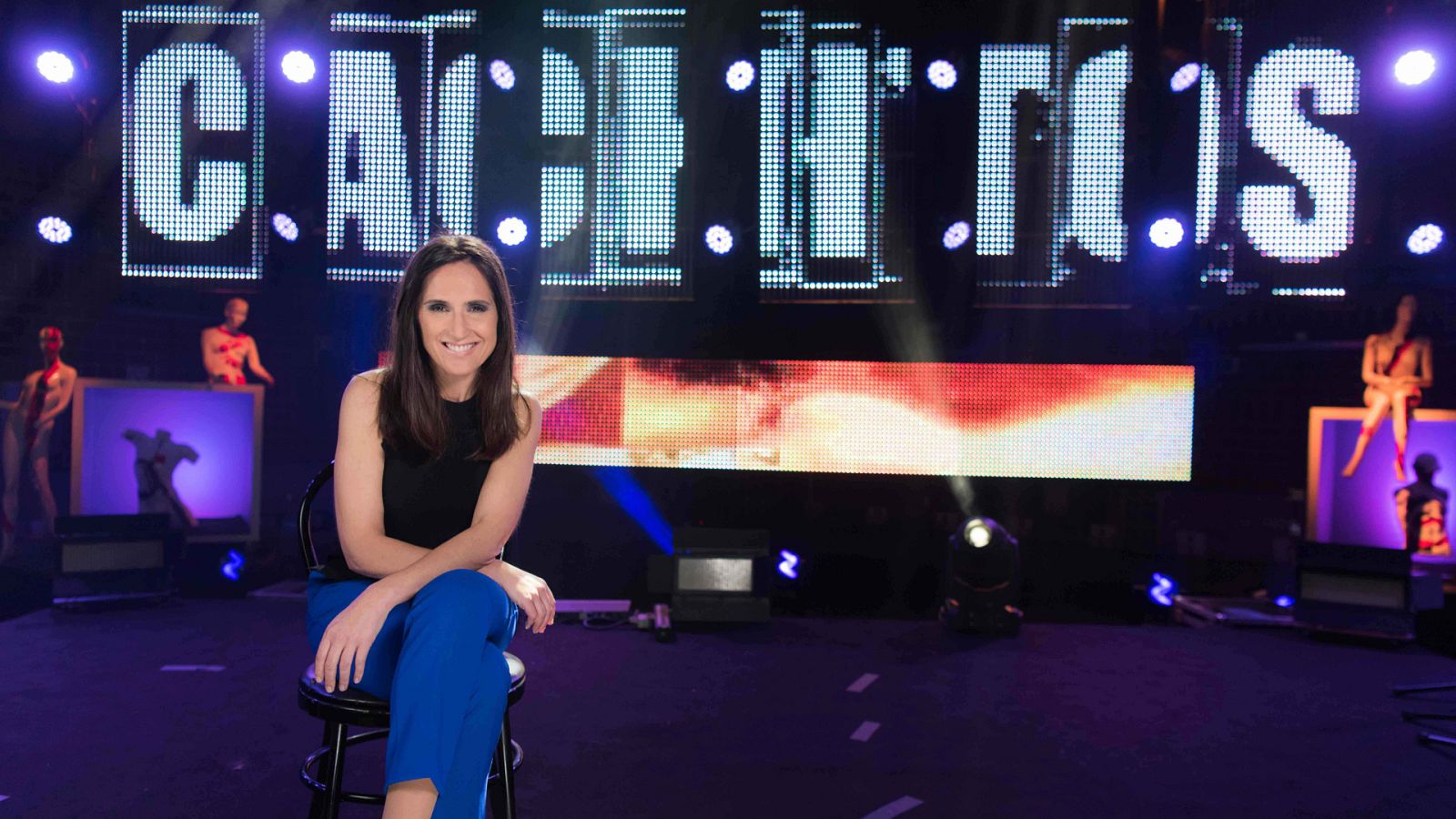 Virginia Díaz, presentadora de Cachitos