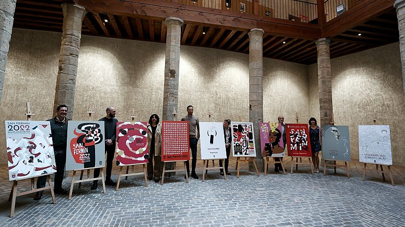 San Fermn 2022 ya tiene a sus 10 carteles finalistas
