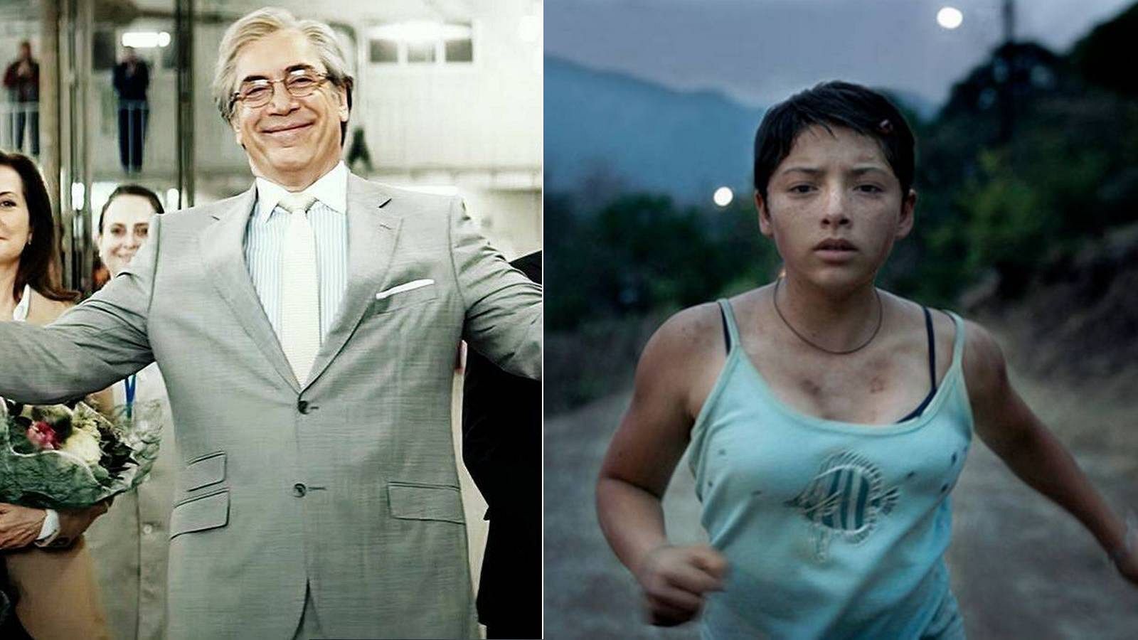 Imágenes de 'El buen patrón' (España) y 'Noche de fuego' (México).