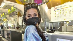 Chanel vuela a Turín para cumplir su sueño en Eurovisión: "Viajo con el objetivo de petarlo en el escenario"