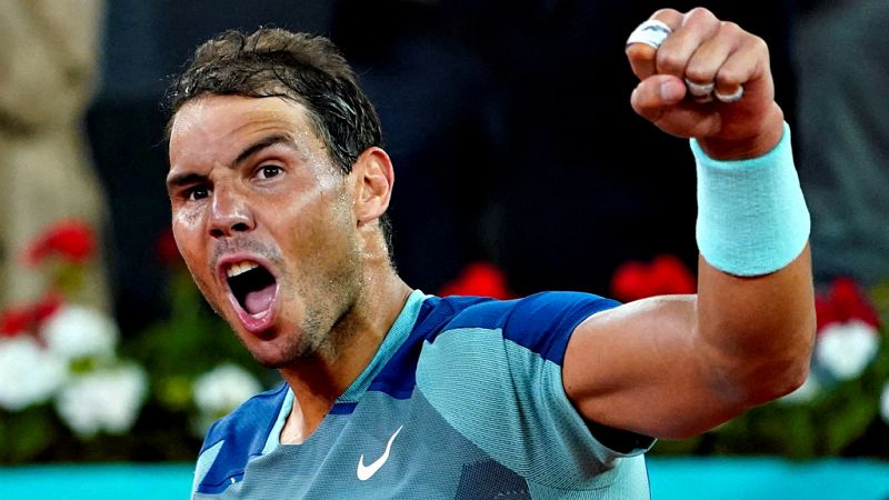 Rafa Nadal reaparece con una victoria en el Madrid Open dos meses despu�s de su lesi�n