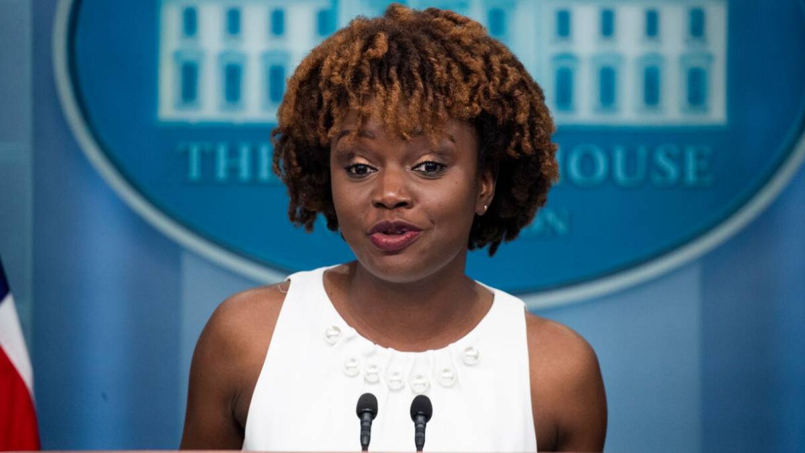 Jean-Pierre se convierte en la primera portavoz negra de la Casa Blanca