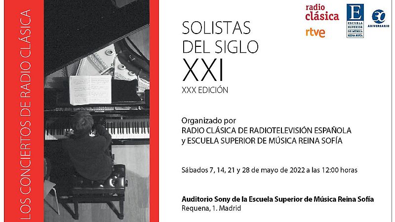 Comienza el XXX ciclo 'Solistas del siglo XXI' en 'Los Concierto de Radio Cl�sica'