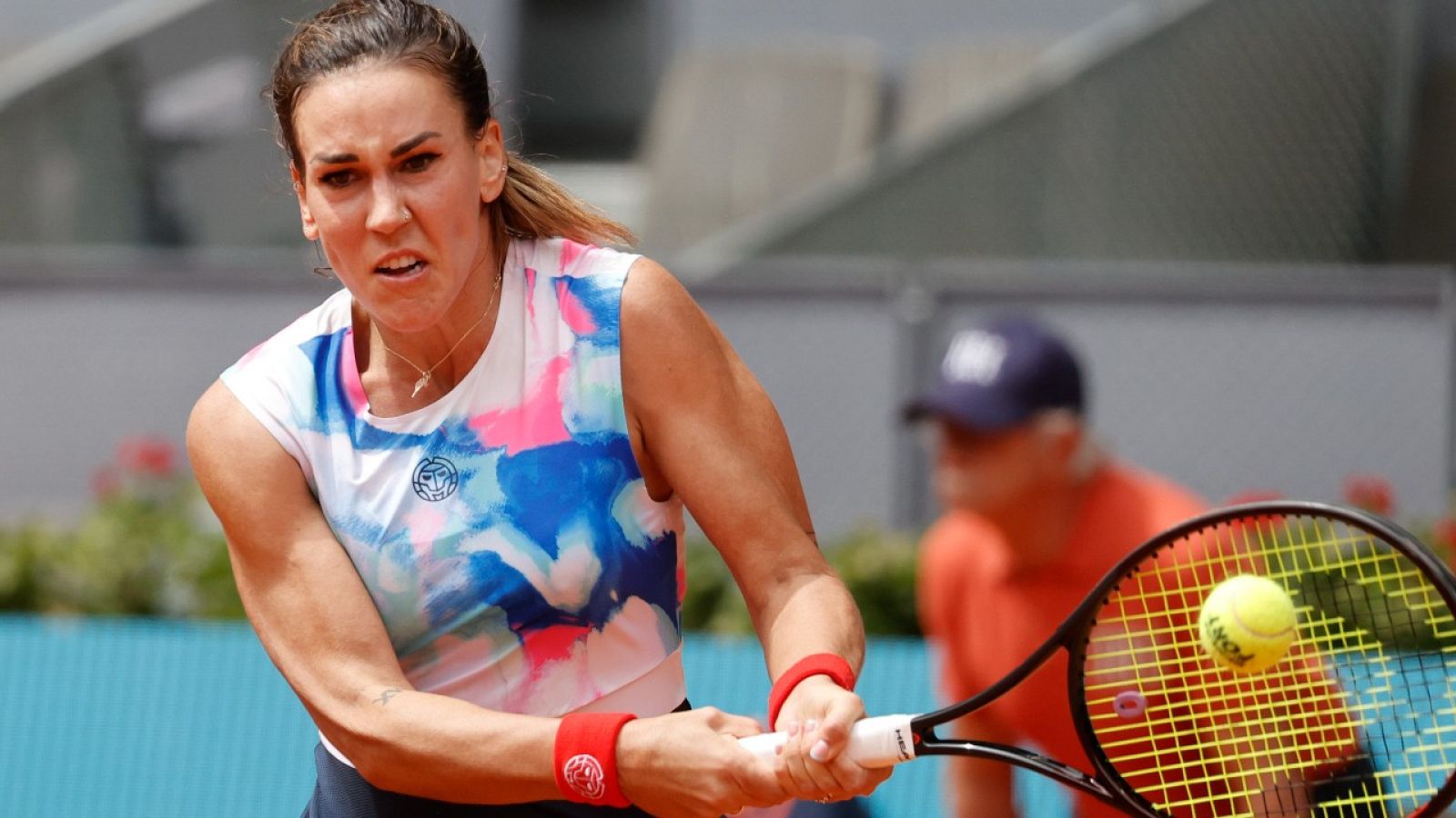 Nuria Párrizas supera la primera ronda en Roma tras la retirada de Sara Sorribes