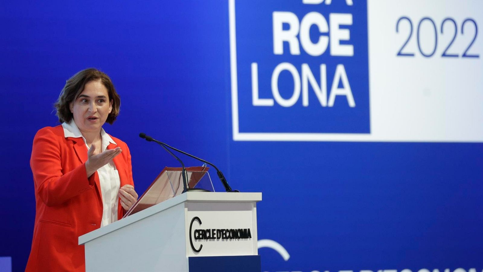 La alcaldesa de Barcelona, Ada Colau