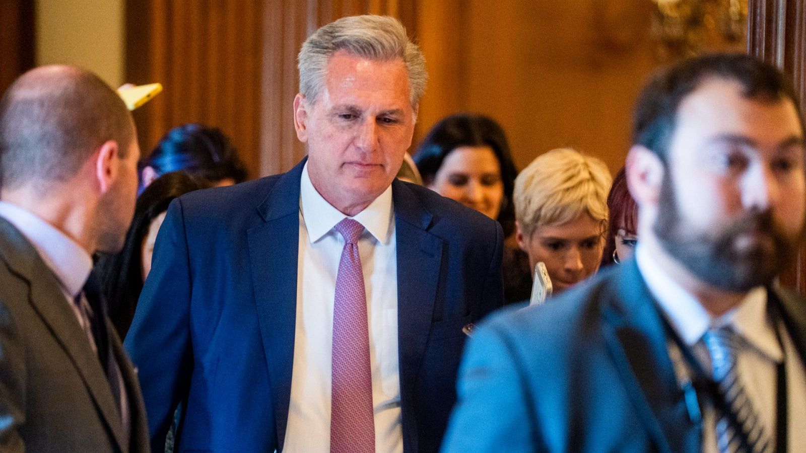 El líder republicano en la Cámara de Representantes, Kevin McCarthy