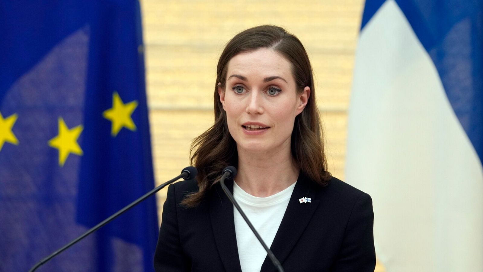 La primera ministra de Finlandia, Sanna Marin