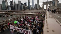 Miles de mujeres salen a las calles de Estados Unidos para defender el aborto