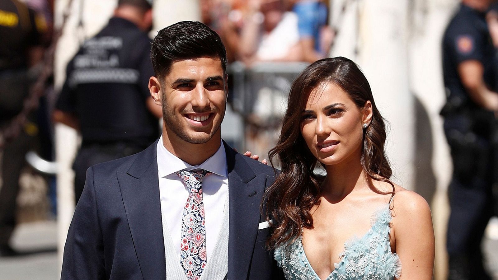 Marco Asensio y Sandra Garal se casan