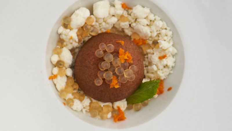 Receta de bu�uelos de feria de chocolate con azahar