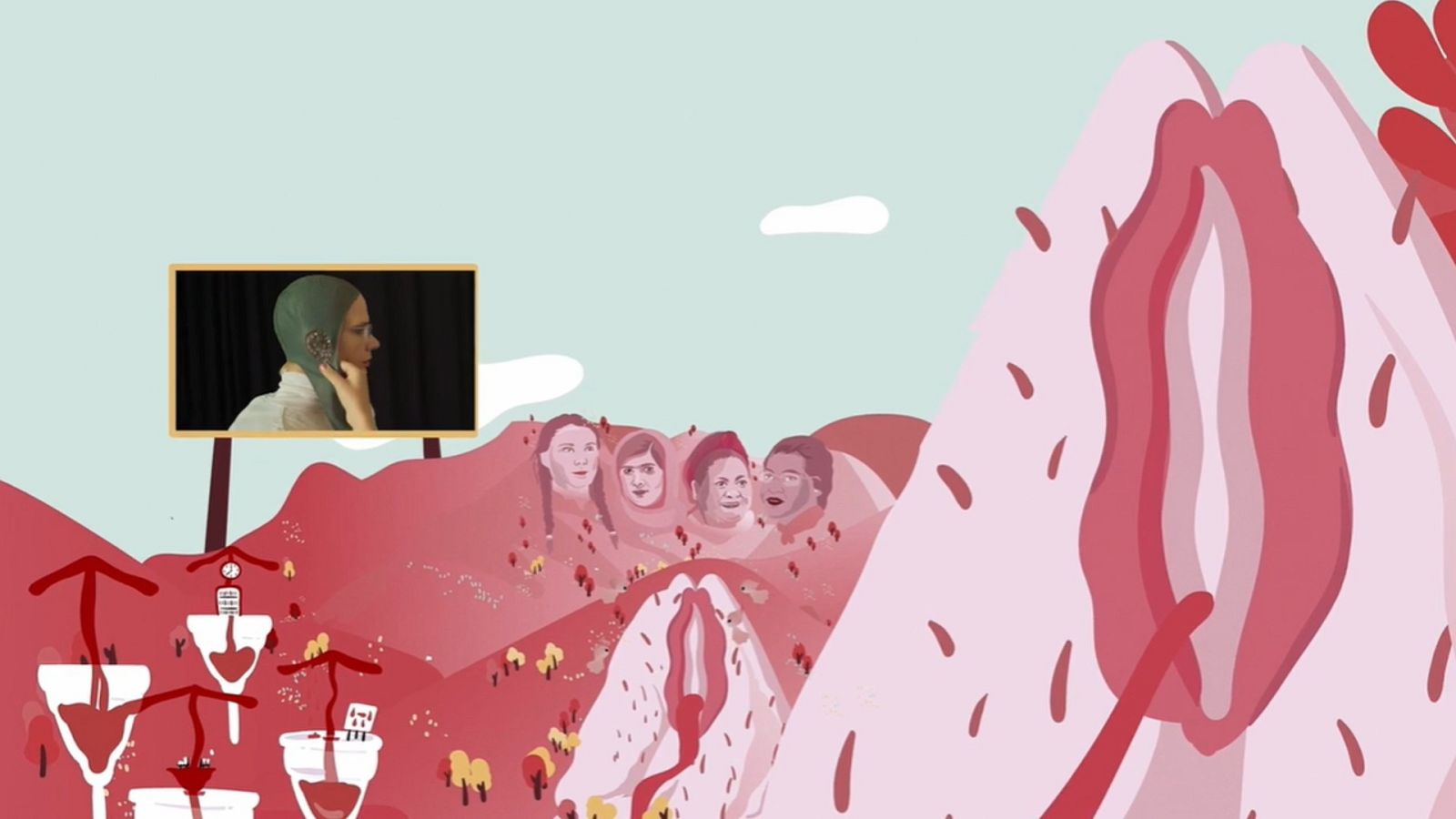 Fotograma del documental 'Red Cunt'