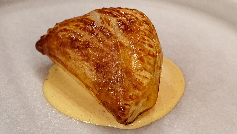 Receta de empanadilla de huevo y kimchi de Ver�nica