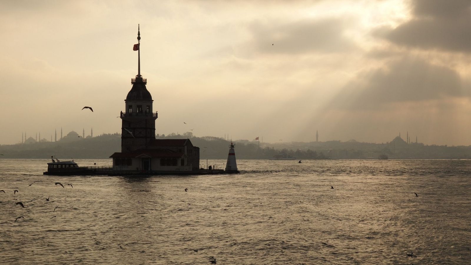 Atardecer desde la parte asiatica