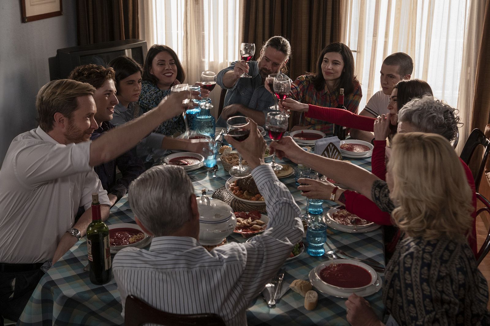 Los Alcántara se reúnen para despedir a Cecilia