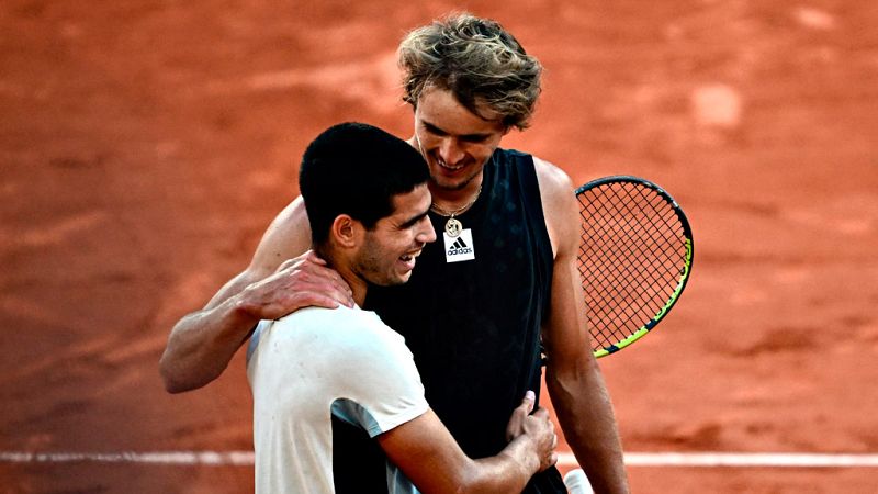 Alcaraz cae derrotado en Roland Garros a manos de Zverev