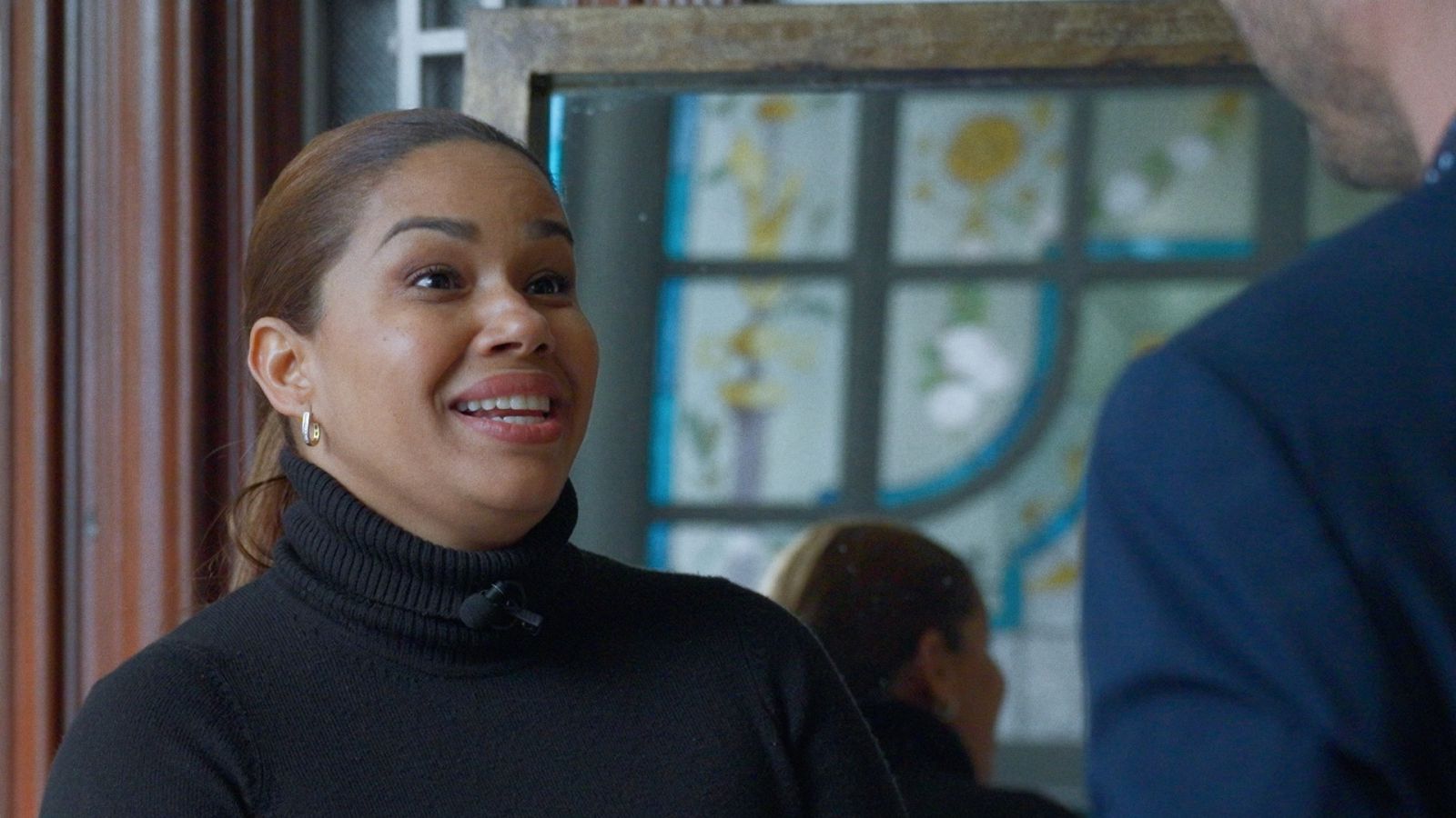 La chef María Marte habla con Carlos del Amor, en `La Matemática del Espejo¿