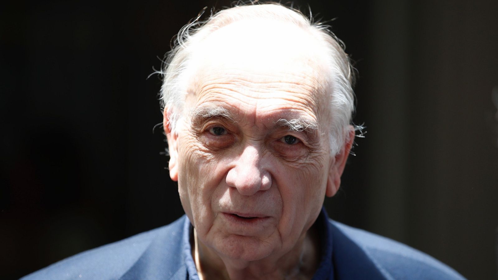 Fernando Méndez-Leite a su llegada a la Academia de Cine en Madrid