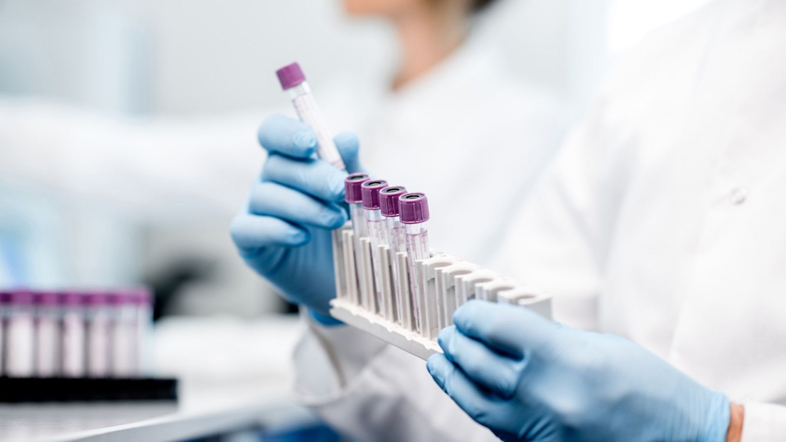 Preparan tubos de ensayo en un laboratorio, en una imagen de archivo.