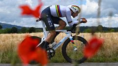 Ganna se apunta la crono y Van Aert mantiene el liderato del Dauphiné