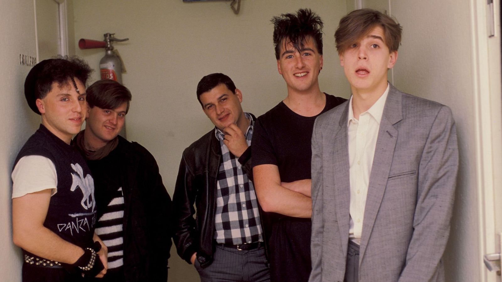 Los cinco integrantes de Danza Invisible hasta 1993