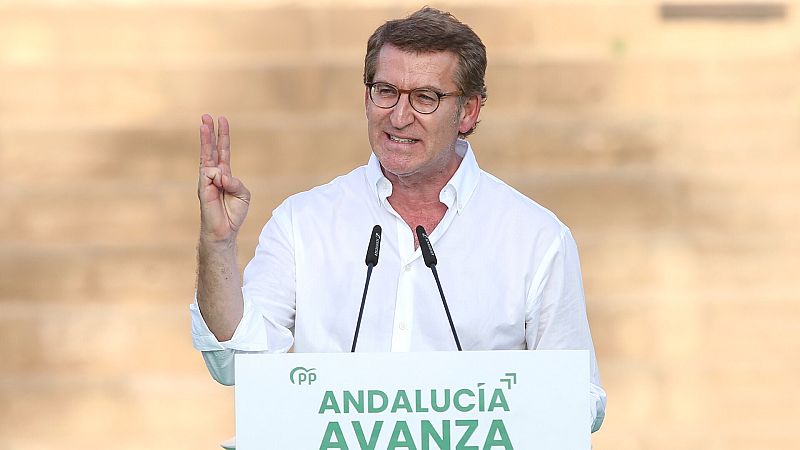 Feij�o reta al PSOE y le dice que "si le molesta Vox" lo "acredite" con una abstenci�n