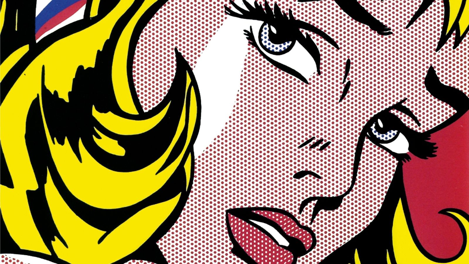 'Girl withhair ribbon' (1993), de Roy Lichtenstein