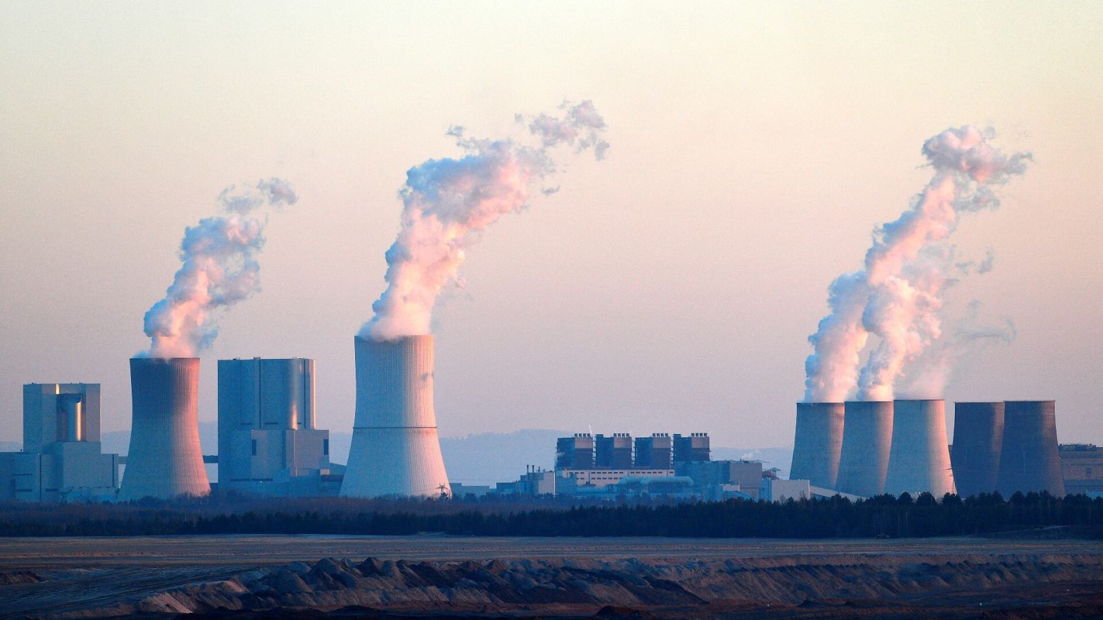 Una central de carbón en Nochten, Alemania