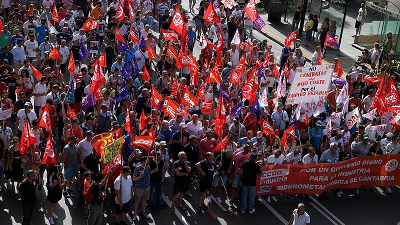Los trabajadores del metal de Cantabria ratifican el preacuerdo de sindicatos y patronal y ponen fin a la huelga