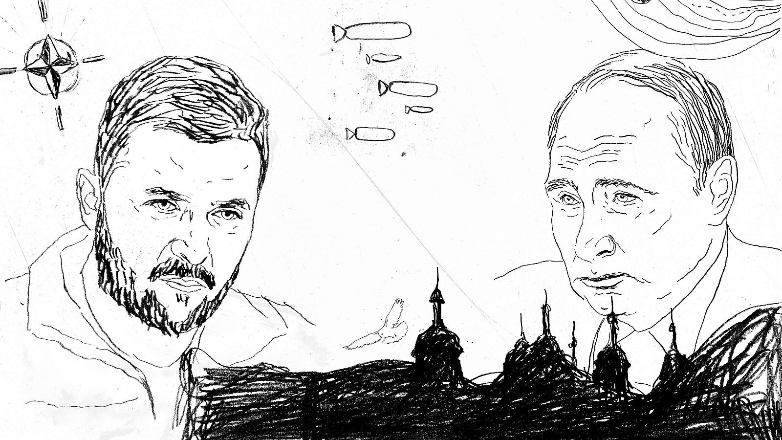 Putin, Zelenski y la guerra de Ucrania