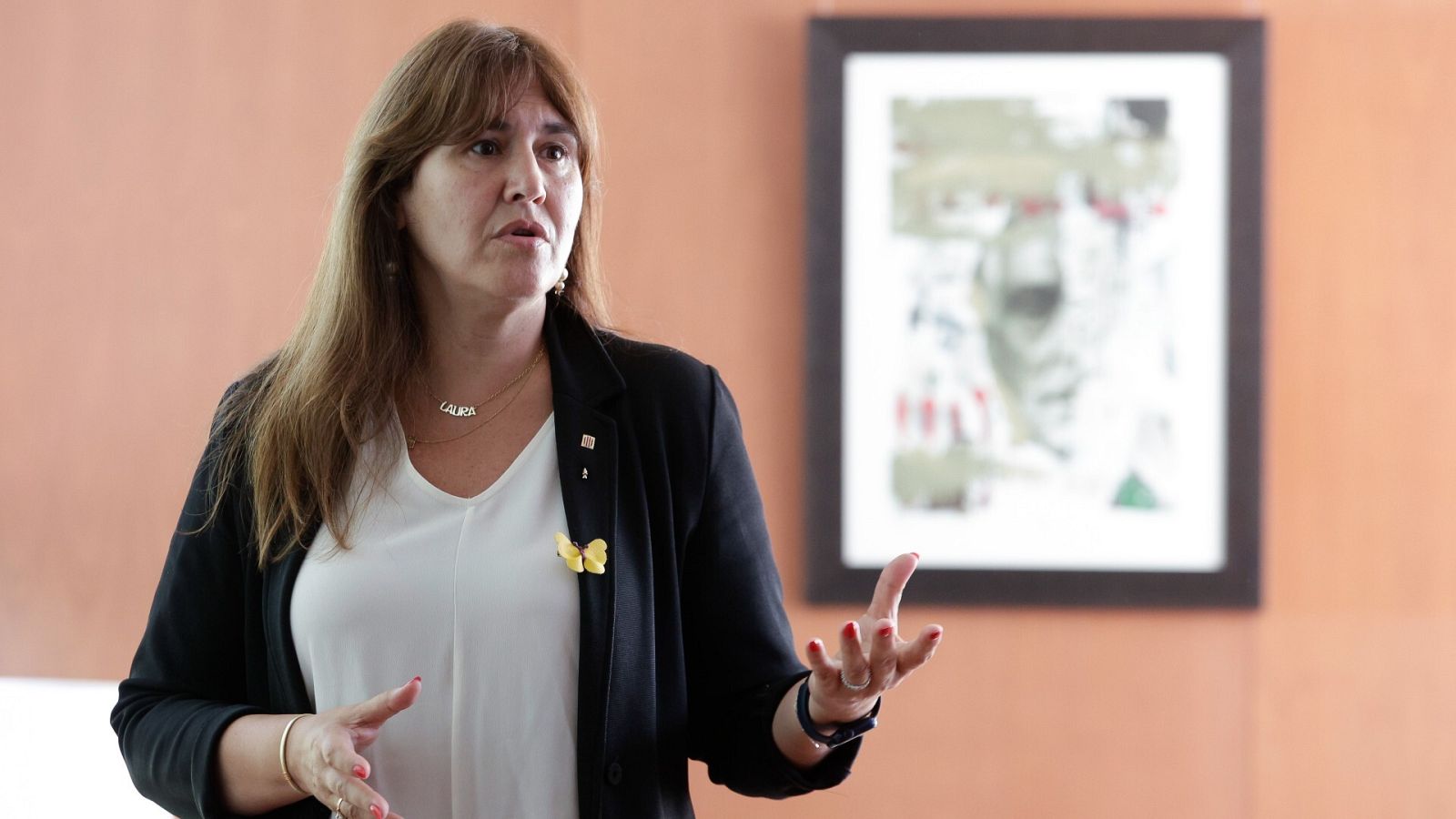 La presidenta del Parlament de Cataluña, Laura Borràs