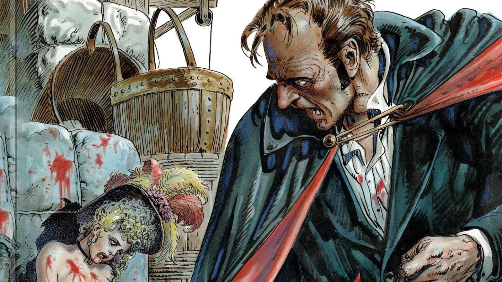 Detalle de la portada de 'Las mil caras de Jack el destripador'