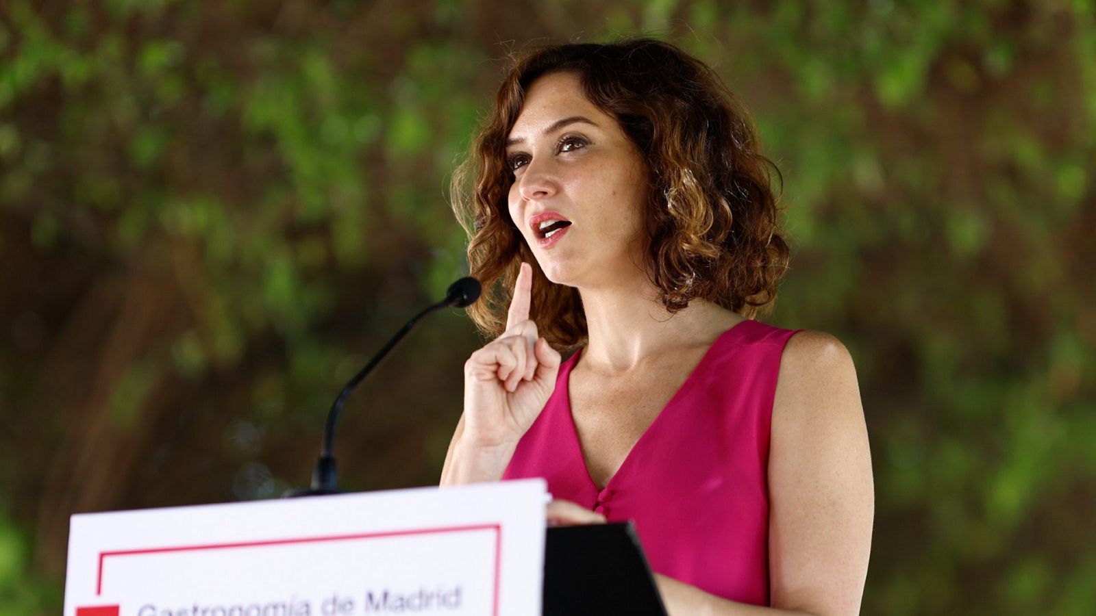 La presidenta de la Comunidad de Madrid, Isabel Díaz Ayuso