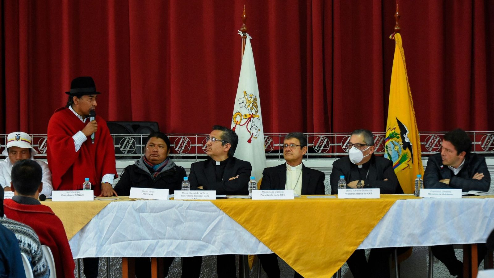 Acuerdo protestas en Ecuador