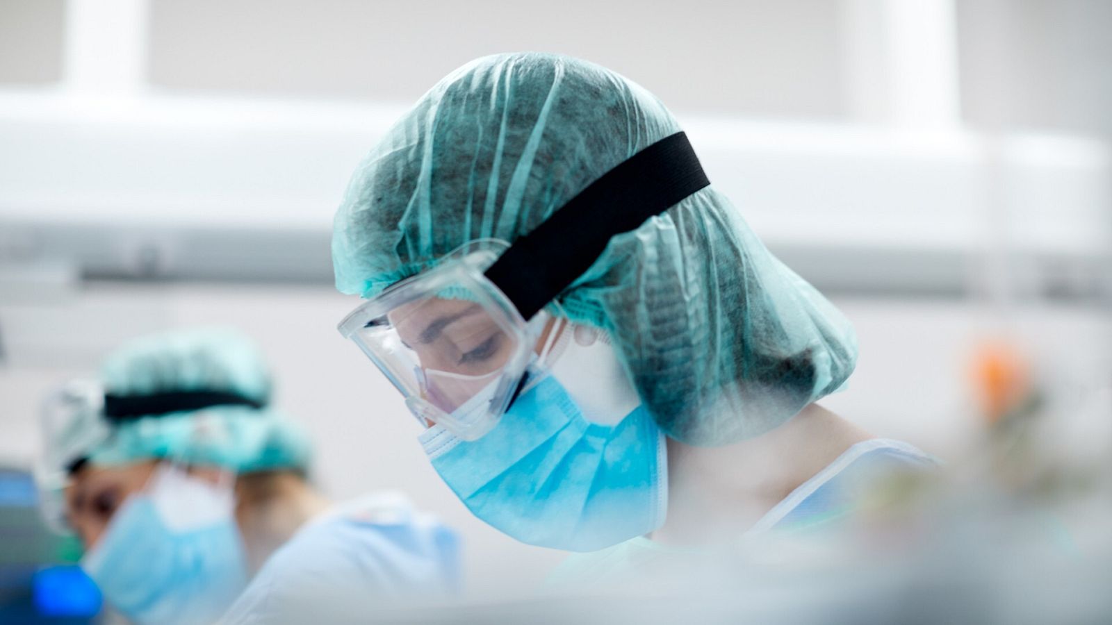 Una profesional sanitaria, en una imagen de archivo