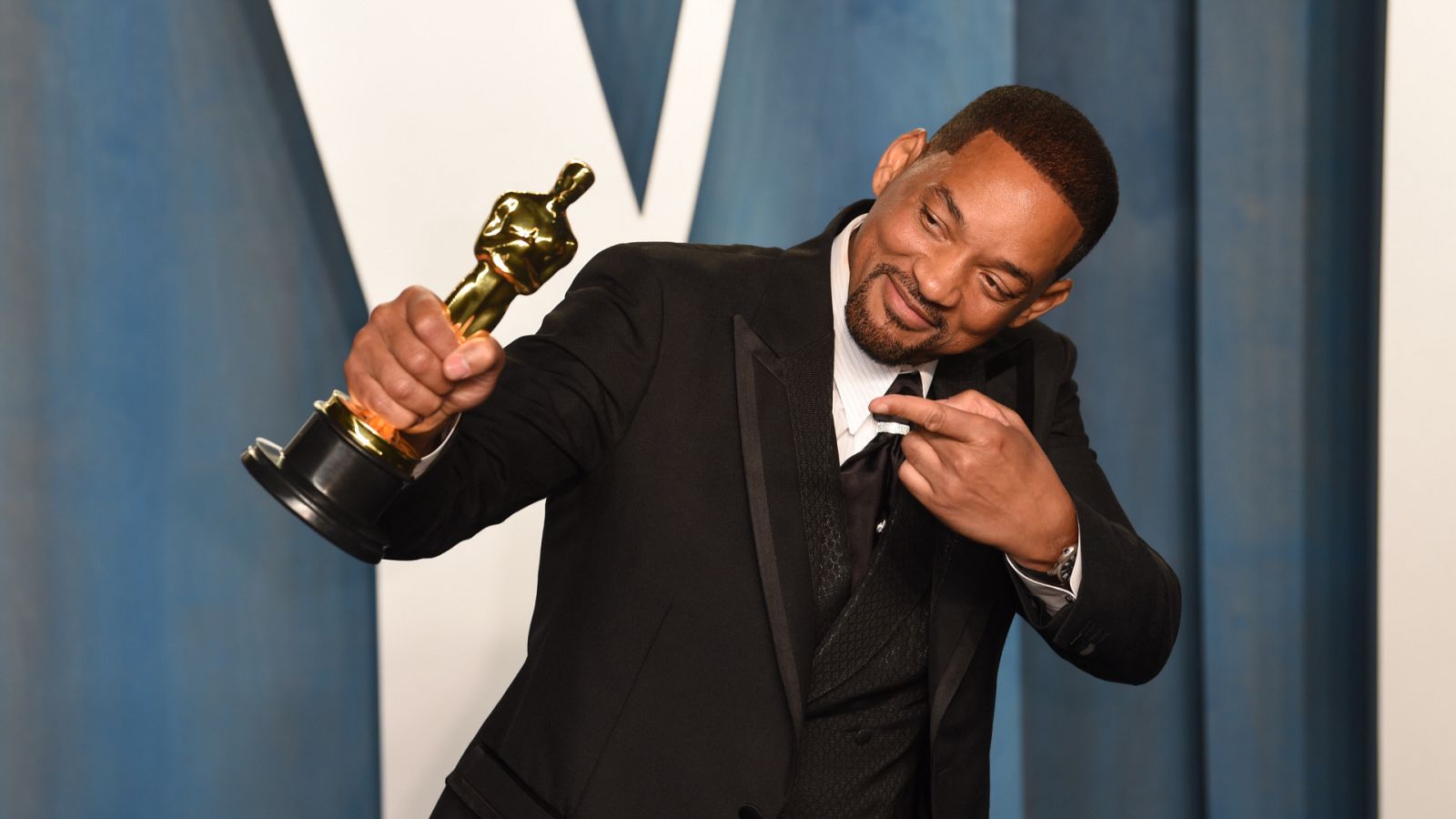 El actor Will Smith con su primer Oscar
