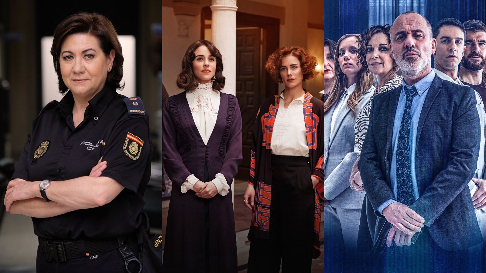 Collage Servir y proteger, La otra mirada y Estoy vivo