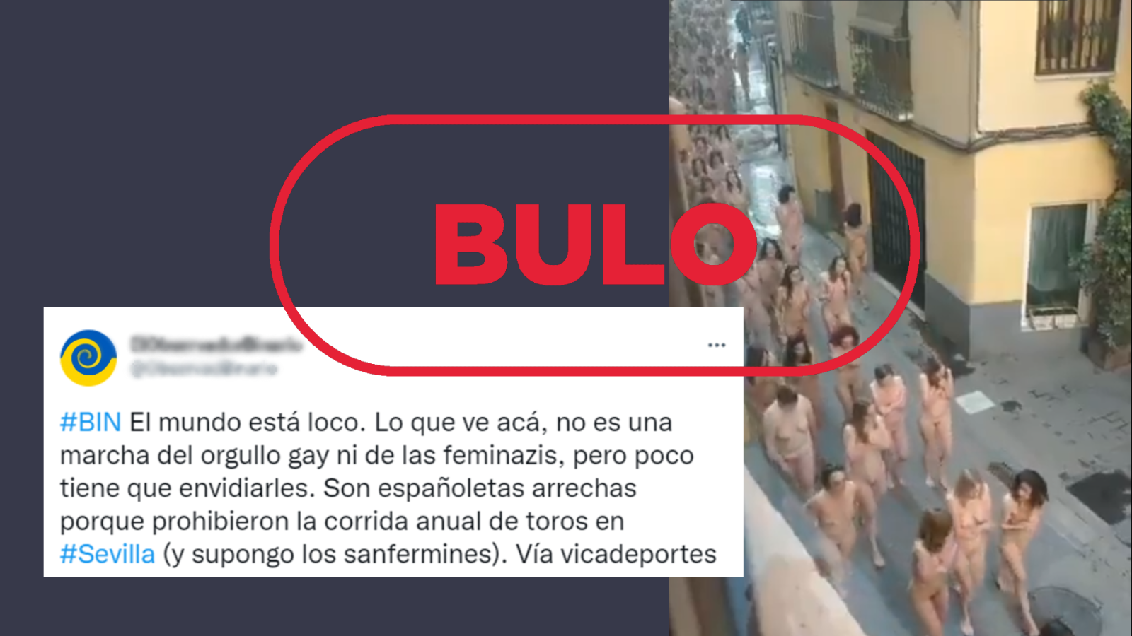 Bulo mujeres desnudas en Sevilla