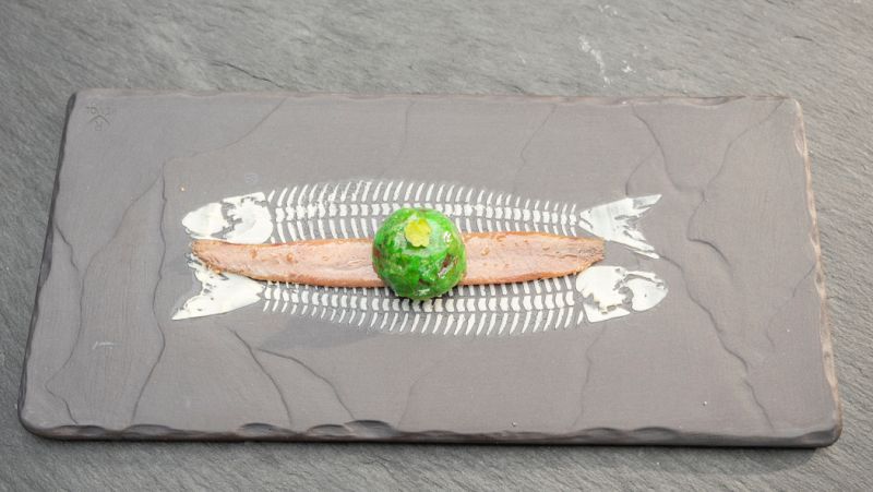 Receta de bomb�n de bocarte en vinagre y anchoa sobada en casa