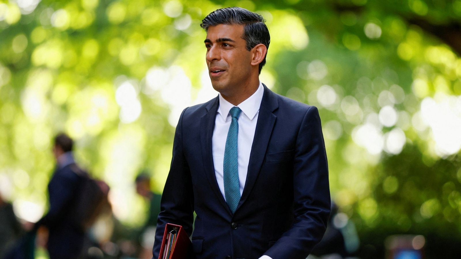 El ex ministro de Economía de Reino Unido y candidato, Rishi Sunak