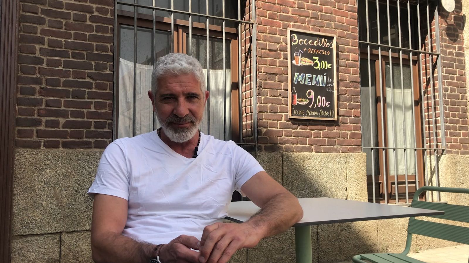 Eduardo Velasco, en el plató de 'Servir y proteger'